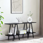 Manhattan Comfort - Console moderne Celine 47,24 po - Noir-Recommandé pour un téléviseur jusqu'à 45 pouces