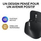 Logitech - Souris sans fil hautes performances MX Master 3S Édition Bluetooth - Noire-Faites-en plus avec Logi Options+