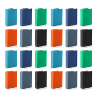 Promarx - Couverture de livre extensible, Paquet de 24-Tissu extensible pour protéger les livres de l'usure