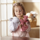 Melissa & Doug - Marionnettes à main - les amis de la ferme - Set de 4-Des têtes douces et en peluche encouragent les câlins ; tissu lavable