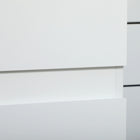 Kleankin - Armoire de rangement de salle de bain mince avec étagères réglables - blanc-Couleur : Blanc 