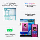 Apple - Portatif MacBook Pro 14 po - puce M5 - SSD 1 To - Mémoire unifiée 16 Go - Noir Infini - Français-CONNECTEZ ABSOLUMENT TOUT – Ce MacBook Pro comprend trois ports Thunderbolt 4, un port de recharge MagSafe 3, une fente pour carte SDXC, un port HDMI et une prise pour écouteurs. Et il prend en charge jusqu’à deux moniteurs