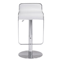 Zuo - Equino Tabouret de bar - Blanc-Rembourrage moelleux et confortable