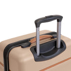 Bugatti - Valise de cabine à coque rigide 21.50po de la collection Cannes - Taupe-Intérieur doublé avec panneau séparateur, poche pratique. et sangles de maintien pour garder le contenu organisé et bien en place
