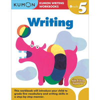 Éditions Kumon - Cahiers d'exercices pédagogiques pour enfants, Writing, 5e année-L'éducation des enfants
