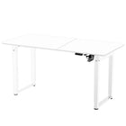 MotionGrey - Bureau debout électrique réglable Ergo2 Pro avec réglages de mémoire - 55 po x 28 po, plateau blanc, cadre blanc-Prix Abordable - Bureau debout offert à un prix concurrentiel, conçu pour répondre aux besoins des espaces de travail modernes, avec une construction durable, des performances fiables et des fonctionnalités avancées généralement réservées aux modèles haut de gamme