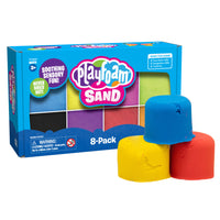 Educational Insights - Playfoam Sable, paquet de 8-Amusement sensoriel avec le sable playfoam : plongez dans ce sable sensoriel doux pour un plaisir moteur fin que vous pouvez ressentir ! pressez, façonnez, écrasez et tamisez : Playfoam Sand ne sèche jamais, donc le plaisir sensoriel sensationnel ne s'arrête jamais.
