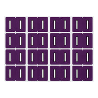 Pendaflex − Étiquettes de classement à onglet sur le côté A à Z de couleur violet − I − paquet de 240-Compatibles avec les étiquettes de la série Datafile L8701