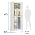 Sauder - Meuble de rangement - Blanc-8