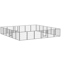 PawHut - Parc à chiens robuste 24 panneaux pour chiens petits et moyens - 31,5 po H-Un excellent terrain de jeu, pouvant également servir de séparation