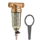 iSpring - WSP-50SL Filtre à eau à sédiments réutilisable à rotation lente avec Siliphos-Capacité de filtration de 50 microns: Ce filtre à eau réducteur de sédiments par centrifugation est utilisé comme première étape dans les systèmes de filtration résidentiels afin d’éliminer les sédiments, la rouille, la saleté, le sable et les grosses particules avant que l’eau n’entre dans un système de filtration d’eau plus fin