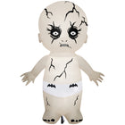 GEMMY - Poupée zombie gonflable animée d'Halloween à tête pivotante - 183 cm x 145 cm-Le zombie tourne la tête
