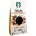Starbucks - VIA Instant Pike Place - Paquet de 8-un café velouté, de torréfaction moyenne et présentant de subtiles notes de cacao et de noix grillées