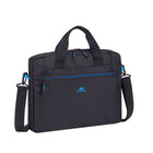 Rivacase - Regent Sacoche pour ordinateur portable 14 po, noir -La sacoche ultra fine et compacte d'entrée de gamme est compatible avec les ordinateurs portables dotés d'un écran jusqu'à 14 pouces