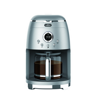 Salton - cafetière numérique de 12 tasses NuRetro - argent métallisé-Prépare jusqu’à 12 tasses de café filtré, ce qui est idéal pour les familles, les invités ou les longues matinées.