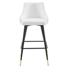 Modway - Adorn Performance Velvet Tabouret de bar - Blanc - Ensemble de 2-Capacité du poids de la chaise : 300 lb