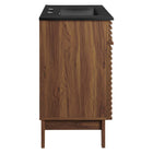 Modway - Render 30" Vanette de salle de bain - Noir noyer-Comptoir intégré