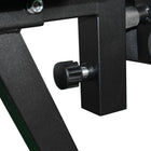 Soozier - Banc De Musculation Avec Supports À Squats - Développeur De Jambes - Support Pour Disques De Poids-Banc de musculation avec assise et dossier rembourrés pour plus de confort  