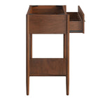 Modway - Zaire 36" Armoire de toilette de salle de bain (lavabo non inclus) - Noyer-Assemblée requise