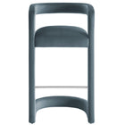 Modway - Winslow Performance Velvet Tabouret de bar - Cadet Blue-7