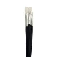 DBLG Import - Pinceau Taklon Plat Taille 10 - Paquet de 12 -Taille 10