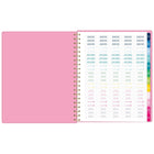 Emily Ley - Simplified Agenda scolaire hebdomadaire/mensuel 2026-2027 - 11 po H x 9 po l - Pink Plaid - bilingue-Cet agenda présente une couverture qui peut être personnalisée pour une touche personnelle, vous permettant d'ajouter votre propre touche unique. Pour personnaliser, insérez simplement votre propre page de couverture dans la pochette avant transparente