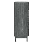 Modway - Render 5 tiroirs Coffre commode, Charbon de bois-Construction durable en panneaux de particules