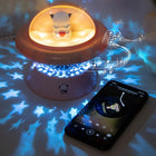 Yanqu - SMILE x SIMO Haut-parleur Bluetooth Star Night-Rechargeable et portable : Doté d’une batterie intégrée de 1 000 mAh et d’une charge de type C, permettant un positionnement sans cordon sur les tables de nuit, les bureaux ou dans les salles de jeux