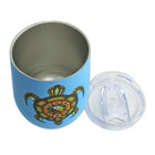 Oscardo - Gobelet avec motif artistique autochtone Tortue médecine de James Jacko-Construction en acier inoxydable durable à double paroi de 330 ml (11,2 oz) pour un usage quotidien et une isolation thermique efficace