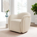 Modway - Compose Performance Velvet Fauteuil pivotant - Alabaste-Rotation de 360°