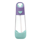b.box - Bouteille Tritan - 600ml - Pop Lilas-Forme triangulaire unique, facile à saisir pour les enfants