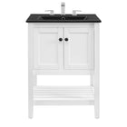 Modway - Prestige 24" Vanette de salle de bain - Blanc Noir-8
