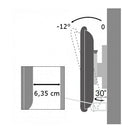 Techly – Support mural de téléviseur, inclinable/pivotant, 19 à 37 po, (ICA-LCD 2900B)-Prise en charge des supports VESA 75x75, 100x100, 200x100, 200x200 mm