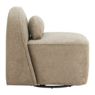 Zuo - Kakao Chaise pivotante - Brun olive-Garantie limitée de 3 ans