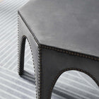 Modway - Victory Performance Velvet Ottoman - Gris-Tissu résistant aux taches durable