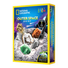 National Geographic - Coffret de Fouille Thématique sur l’Espace-Contient de véritables spécimens inspirés de l’espace : météorite, roche volcanique et or des fous