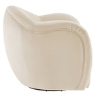 Modway - Compose Performance Velvet Fauteuil pivotant - Alabaste-Couture subtile en contour