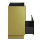 Modway - Quantum 36" Armoire de toilette de salle de bain (lavabo non inclus) - Or-6
