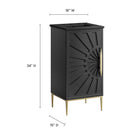 Modway - Awaken 18" Vanette de salle de bain - Noir noir-9
