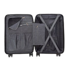 Air Canada - Bagage de cabine rigide Laurentian de 20 po - roulettes pivotantes à 360 degrés - champagne-La coque composite en polycarbonate durable et légère aide à protéger les effets personnels