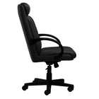 Nightingale - Fauteuil de direction à dossier haut Reward - Noir-Base en nylon robuste à 5 broches