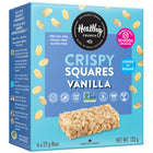 Healthy Crunch - Carrés croustillants à la vanille- 22 gr - Paquet de 36-Sans allergène, approuvé par l'école