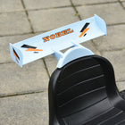 Aosom - voiture à pédales go-kart pour enfants style mignon - bleu clair-Kart à pédales, facile à utiliser en pédalant pour avancer et reculer, en utilisant le volant pour contrôler la direction du kart 