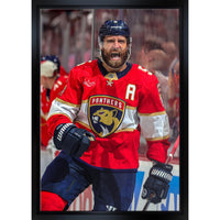 Aaron Ekblad Panthers 2025 Playoffs - Toile encadree - 22" x 31"-Impression sur toile de qualité supérieure avec bordures enveloppées