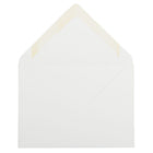 JAM Paper - Enveloppes d'invitation Strathmore A7 avec rabat européen - 5,25 po x 7,25 po - Vélin blanc brillant - paquet de 25 (1921392)-Taille : A7 (5,25 x 7,25 pouces)