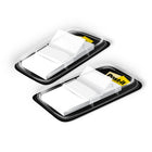 Post-it - Drapeaux 1 po x 1,7 po - Blanc - 50 Drapeaux/Distributeur - 2 Distributeurs/Paquet-Drapeau de 1 po de largeur en couleur blanc