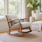 Zuo - Hady Chaise berçante - Gris-Supporte jusqu'à 250 lb