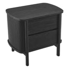 Modway - Cadence 2 tiroirs Table de chevet, Noir-Assemblée requise