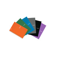 Five Star - Cahier à 2 sujets de qualité supérieure - 9-1/2 po x 6 po - 80 Feuilles - Couleurs assorties-Couverture rigide en poly et dos très rigide - un cahier supérieur