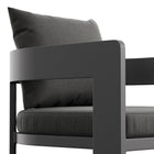 Modway - Tahoe Terrasse extérieure Aluminium pour patio Tabouret de comptoir - 36,5 po - Fusain-8